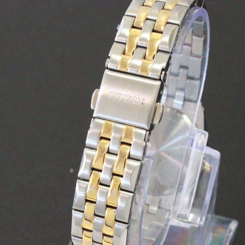 Citizen Eco Drive Ladies Corso Two Tone Black Dial 28mm - Picture 11 of 12